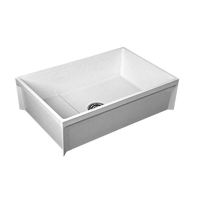 FIAT PRODUCTS MSB3624100 Molded Stone Mop Basin (1 Piece)